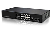 Switch PoE IONNET | 10-Port 10/100/1000Mbps PoE Switch IONNET IGS-1008 (130Watt)