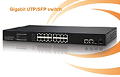 Switch PoE IONNET | 16-Port 10/100Mbps PoE Switch IONNET IFS-1616 (250Watt)