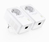 Thiết bị mạng TP-LINK | AV200 Powerline Adapter with AC Pass Throught Starter TP-LINK TL-PA2010PKIT