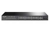 Thiết bị mạng TP-LINK | 24-Port 10/100Mbps + 4-Port Gigabit Smart PoE+ Switch TP-LINK TL-SL2428P