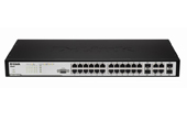 Thiết bị mạng D-Link | 24-Port PoE Smart Switch + 4 Slot SFP D-Link DES-3200-28P