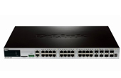 Thiết bị mạng D-Link | 24-Port PoE Gigabit L3 Stackable Managed + 4-Port SFP+ Switch D-Link DGS-3620-28PC/EEI