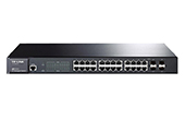 Thiết bị mạng TP-LINK | JetStream 24-Port Gigabit with 4 SFP Slots Switch TP-Link T2600G-28TS (TL-SG3424)