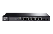 Thiết bị mạng TP-LINK | JetStream 24-Port Gigabit Smart PoE+ Switch with 4 SFP Slots TP-Link T1600G-28PS (TL-SG2424P)