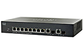 Thiết bị mạng Cisco | 8-port PoE 10/100 + 2-Port Gigabit Switch Cisco SF302-08PP-K9