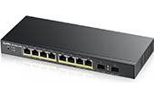 Thiết bị mạng ZyXEL | 8-port GbE PoE + 2 SFP Smart Managed PoE Switch ZyXEL GS1900-10HP