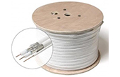 Cáp-phụ kiện Alantek | Cáp đồng trục-Coaxial cable Alantek RG-6 Tri-Shield (White)