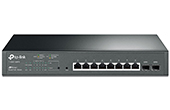 Thiết bị mạng TP-LINK | JetStream 8-Port Gigabit Smart PoE+ Swich with 2 SFP Slots TP-LINK T1500G-10MPS