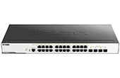 Thiết bị mạng D-Link | 24-port 10/100/1000 Mbps + 4-port SFP L2 Gigabit Managed Switch D-Link DGS-3000-28L