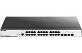 Thiết bị mạng D-Link | 24-port 10/100/1000 Mbps + 4-port 10G SFP+ L2 Gigabit Managed Switch D-Link DGS-3000-28X