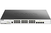 Thiết bị mạng D-Link | 24-port 10/100/1000 Mbps PoE + 4-port 10G SFP+ L2 GB Managed Switch D-Link DGS-3000-28XMP