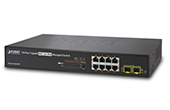 Thiết bị mạng PLANET | 8-port 10/100/1000Mbps PoE Switch PLANET WGSD-10020HP