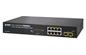 Thiết bị mạng PLANET | 8-port 10/100/1000Mbps PoE Switch PLANET GS-4210-8P2S