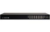 Thiết bị mạng UBIQUITI UniFi | 16-Port Managed PoE+ Gigabit Switch With SFP UBIQUITI EdgeSwitch ES-16-150W