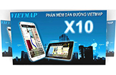 Định vị dẫn đường VIETMAP | Phần mềm dẫn đường VIETMAP X10