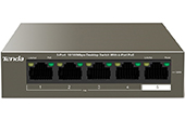 Thiết bị mạng TENDA | 5-Port 10/100Mbps with 4-Port PoE Desktop Switch TENDA TEF1105P-4-63W