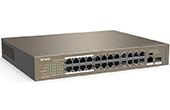 Thiết bị mạng TENDA | 24-port 10/100Mbps + 1 GE/SFP Slot PoE Switch TENDA TEF1126P-24-250W