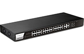 Thiết bị mạng DrayTek | 28-Port Gigabit Web Smart PoE Switch DrayTek Vigor P1280