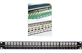 Cáp-phụ kiện VIVANCO | Patch panel 24-port Shielded VIVANCO CAT.6 (VCCPSF6241)