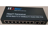 Switch PoE HDTEC | 8-Port 10/100Mbps + 2-Port Uplink 1G PoE Switch HDTEC