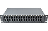 Phụ kiện quang HDTec | 14 Slot RJ45 Converter Rack Fiber