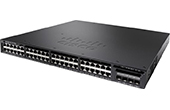 SWITCH CISCO | 48-Port 10/100/1000 Ethernet PoE Switch Cisco Catalyst WS-C3650-48PS-S