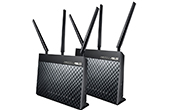 Thiết bị mạng ASUS | AC1900 Dual Band Gigabit Wi-Fi Router ASUS RT-AC68U (2 Pack)