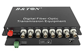 Video Converter BTON | Chuyển đổi Quang-điện Video 8 kênh Converter BTON BT-8V1DF-T/RS