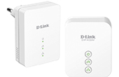 Thiết bị mạng D-Link | Powerline AV 2-in-1 WiFi Starter Kit D-Link DHP-W221AV/LEU