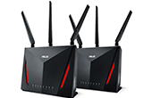 Thiết bị mạng ASUS | AC2900 Dual Band Gigabit Wi-Fi Gaming Router ASUS RT-AC86U (2-PK)