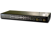 Thiết bị mạng PLANET | 24-Port 10/100Mbps + 2 Gigabit Switch FGSW-2620CS