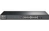 Thiết bị mạng TP-LINK | JetStream 16-Port Gigabit L2 Managed Switch with 2 SFP Slots TP-Link T2600G-18TS