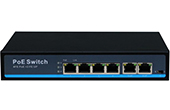 Thiết bị mạng HASIVO | 4-Port FE PoE + 2-Port Uplink Switch HASIVO S600P-4F-2F