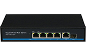 Thiết bị mạng HASIVO | 4-Port GE PoE + 1-Port Giga Uplink + 1-Port SFP Switch HASIVO S600P-4G-1TS