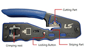 Cáp-phụ kiện LS | Kìm bấm mạng đầu RJ-45 LS-CT-UC5E(6)-EZ