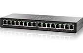 SWITCH CISCO | 16-ports 10/100/1000 Unmanaged Gigabit Switch Cisco SG92-16