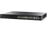 Thiết bị mạng Cisco | 24-port 10/100Mbps PoE+ Managed Switch CISCO SF300-24PP-K9-EU