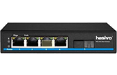 Thiết bị mạng HASIVO | 4-Port FE PoE + 1-Port SFP Switch HASIVO FiberPoE-4F-1S (Outdoor)