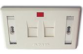 CÃ¡p máº¡ng AMP | 2-Port Faceplate Kit COMMSCOPE/AMP (0-0272352-2)