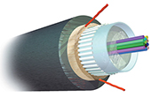 CÃ¡p máº¡ng AMP | Outdoor All-Dielectric Fiber Optic Cables 4F Single Mode COMMSCOPE/AMP (Y-1427449-4)