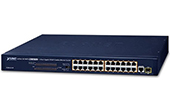 Thiết bị mạng PLANET | 24-Port 10/100Base-TX PoE + 1-Port Gigabit TP/SFP Switch PLANET FGSW-2511P