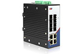 Switch WINTOP | 4-port 10/100Baes-T(X)+4-port 100Base-FX Industrial DIN-Rail Switch WINTOP YT-RS208-4F4T