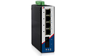 Switch WINTOP | 5-port Industrial DIN-Rail PoE Switch WINTOP YT-RS205-1F4T-AT