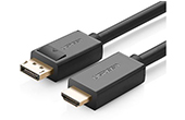 Cáp-Phụ kiện UGREEN  | Dây cáp DisplayPort Male ra HDMI Male dài 1.5 mét UGREEN 10239