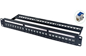 Cáp-phụ kiện VIVANCO | Patch panel 24-port CAT6 VIVANCO VCCPUF6241B