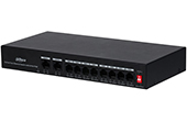 Switch PoE DAHUA | 10-port 10/100Mbps Switch PoE DAHUA DH-PFS3010-8ET-65