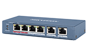 Switch PoE HIKVISION | 4-port 10/100Mbps Switch PoE + 2-port Uplink HIKVISION DS-3E0106HP-E