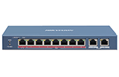 Switch PoE HIKVISION | 8-port 10/100Mbps Switch PoE + 2-port Uplink HIKVISION DS-3E0310HP-E