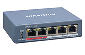 Switch PoE HIKVISION | 4-port 100Mbps Fast Ethernet Smart PoE Switch HIKVISION DS-3E1105P-EI