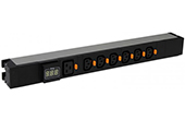 Tủ mạng-Rack Legrand | Thanh nguồn PDU 7 ổ cắm có ammeter Legrand SJV-646845-BS